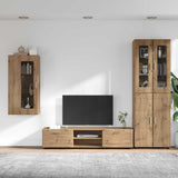 TV Cabinet Set FLORIN 3 pcs Artisan Oak Engineered Wood 3397973
