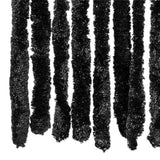 Fly Curtain Anthracite 100x200 cm Chenille 377381