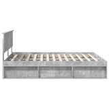 Bed Frame with Headboard Concerte 160 x 200 cm Solid Pine Wood 3410576