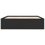 Bed Frame without Mattress Black 200x200 cm 3280896