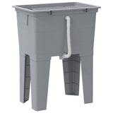 Laundry Tub Grey 59x41x75 cm Resin 4002800