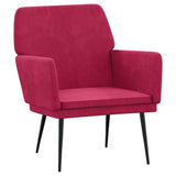 Armchair Wine Red 62x79x79 cm Velvet 351376