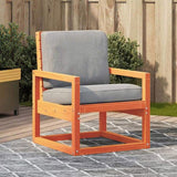 Garden Chair Wax Brown 57,5x63x76 cm Solid Wood Pine 844645