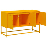 TV Cabinet Mustard Yellow 100.5x39x60.5 cm Steel 846479