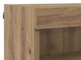 TV Wall Units with LED 6 pcs Artisan Oak Engineered Wood 3402956