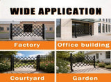 Foldable Security Gate, Expandable Safety Barrier with 360&deg Swivel Casters Lockable Design, 30835775