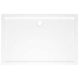 Rectangular ABS Shower Base Tray White 80x120 cm 148910