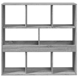 Room Divider Grey Sonoma 100x33x94.5 cm Engineered Wood 3309515
