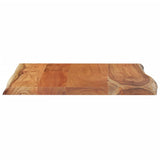 Table Top 60x60x2.5 cm Square Solid Wood Acacia Live Edge 370618