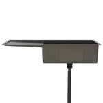 Handmade Kitchen Sink Black Stainless Steel 51527