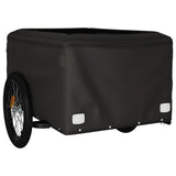 Bike Trailer Black and Green 45 kg Iron 94095