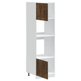 Oven Cabinets 2 pcs Lucca Smoked Oak Engineered Wood 3315046