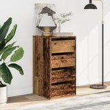 Corner Chest of Drawers Old Wood 40x41x76 cm Engineered Wood 852868