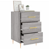 Bedside Cabinet Grey Sonoma 40x40x66 cm Engineered Wood 827650