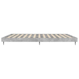 Bed Frame without Mattress Concrete Grey 120x200 cm 832257
