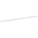 Wall Shelf 4 pcs White Marble 115 x 9 x 3 cm Engineered Wood 42020030