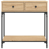 Console Table Sonoma Oak 75x34,5x75 cm Engineered Wood 833399