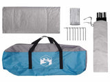 Camping Tent with Rainfly Water-resistant Dome Blue 42028531