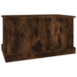 ZNTS Storage Box Smoked Oak 70x40x38 cm Engineered Wood 816509
