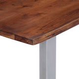 Coffee Table with Live Edges 115x60x40 cm Solid Acacia Wood 247828