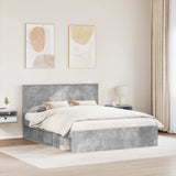 Bed Frame with Headboard Concerte 160 x 200 cm Solid Pine Wood 3410986
