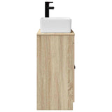 Bathroom Vanity with Sink Sonoma Oak 54 x 35 x 83 cm 890132