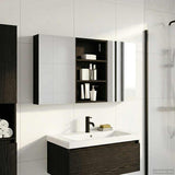 Bathroom Cabinet Set 3 pcs 120 x 10.5 x 60.5 cm Engineered wood 3403729