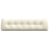 Back Pillow Cream 180 x 24 x 50 cm Velvet 42014583