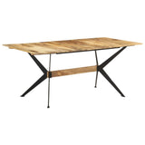 Dining Table 180x90x76 cm Solid Mango Wood 321687