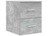 Bathroom Cabinet Set 3 pcs Concrete Grey 49.5 x 41 x 64.5 cm 3405814