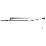 Awning Frame with Manual Anthracite 3.5 x 2.5 m Aluminium 46872