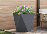 Planter Anthracite 50 x 50 x 75 cm Steel 883798