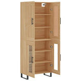 Highboard Sonoma Oak 69.5x34x180 cm Engineered Wood 3199644