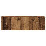 7 Piece TV Cabinet Set Wall-mounted Old Wood Engineered Wood 3329015