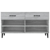 Shoe Cabinet Grey Sonoma 102x35x55 cm Engineered Wood 817571