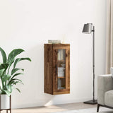 Wall Mounted Cabinet Old Wood 34.5 x 34 x 90 cm 882625