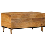 Coffee Table Natural 80 x 54 x 40 cm Solid Mango Wood 4018273