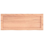 Bathroom Countertop Light Brown 80x30x cm Treated Solid Wood 3156115