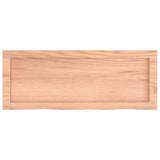 Bathroom Countertop Light Brown 80x30x cm Treated Solid Wood 3156115