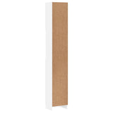 ZNTS Bathroom Cabinet White 32x25.5x190 cm Engineered Wood 802876