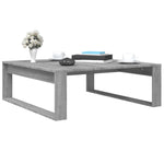 ZNTS Coffee Table Grey Sonoma 100x100x35 cm Engineered Wood 816000