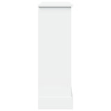 Fireplace Surround White 90x30x90 cm Engineered Wood 854589