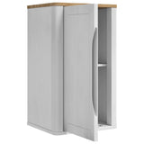 Bathroom Wall Cabinet with Shelf FLORO White 35 x 30 x 60 cm 42011236