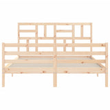 Bed Frame without Mattress 160x200 cm Solid Wood 3194906