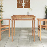 Garden Dining Table 80x80x80 cm Solid Teak Wood 49384
