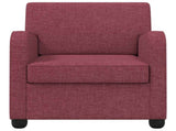 Armchair Wine Red Fabric 42043396