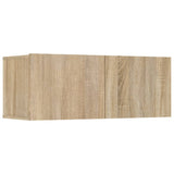ZNTS 8 Piece TV Cabinet Set Sonoma Oak Engineered Wood 3114288