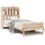 Bookcase Bed without Mattress 90x200cm Solid Wood Pine 3322257