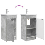 Bathroom Vanity with Sink Concrete Grey 42 x 40 x 84.5 cm 890087