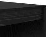 Desk with Drawer 2 pcs Black Oak 3337370